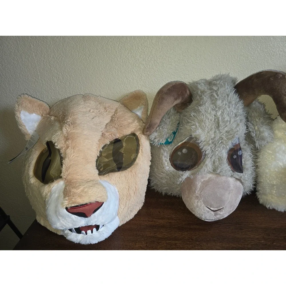 Dan Dee Plush Mascot Head Mask Lot TMNT Flash Deadpool Chewbacca Animal Costume